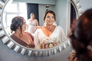 Bride in Mirror