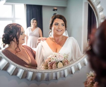 Bride in Mirror