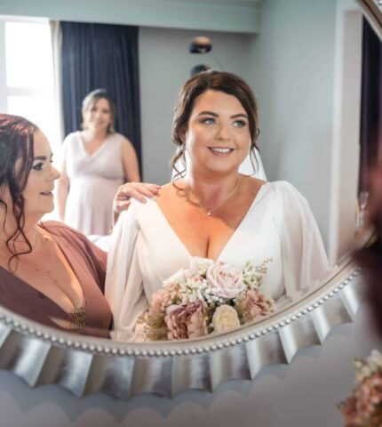 Bride in Mirror